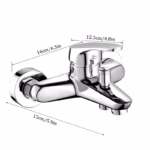 Robinet de Douche et Baignoire en Acier Inoxydable – Image 3