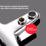 Robinet de Douche et Baignoire en Acier Inoxydable – Image 7