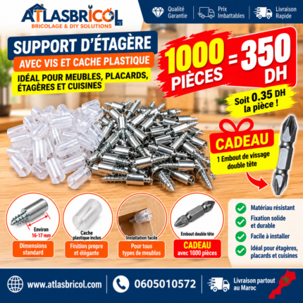 pack  support d'étagères